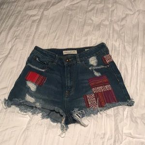 BULLHEAD | Jean Patched Shorts